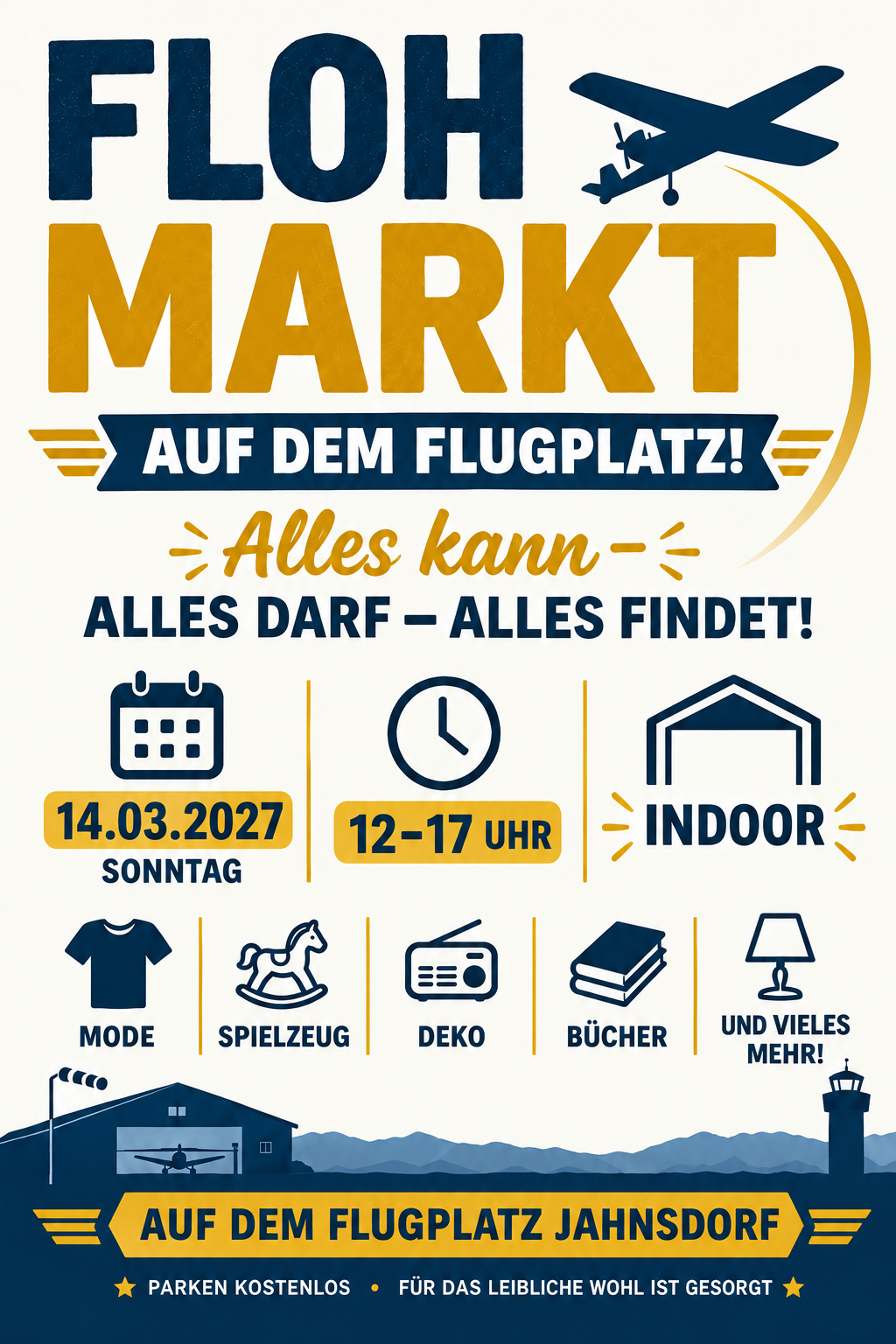 Flohmarkt am Flugplatz - 14.03.2027