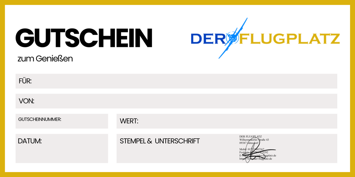 Gutschein für "Der Flugplatz"